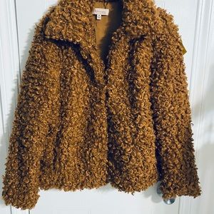 Philosophy “Teddy” faux fur coat size M